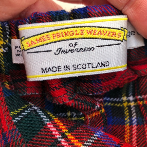 Scottish Wool Girls Mini Skirt Age 6 - Picture 6 of 15